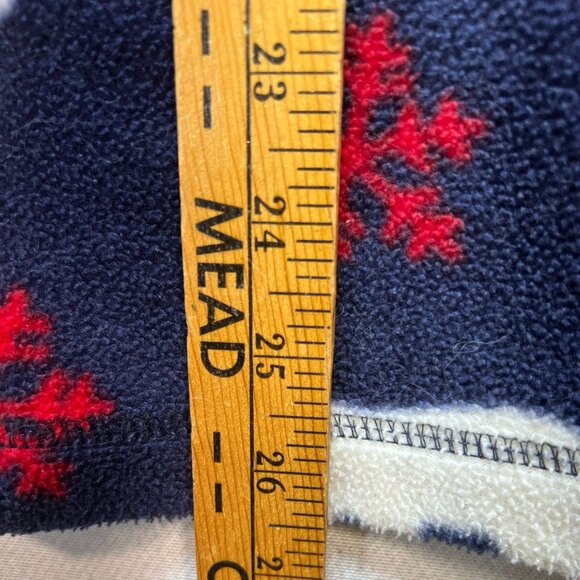 Cabin Creek Womens Fleece Jacket Size XL Blue Polar Bear Holiday Button Up Cozy - Picture 7 of 12